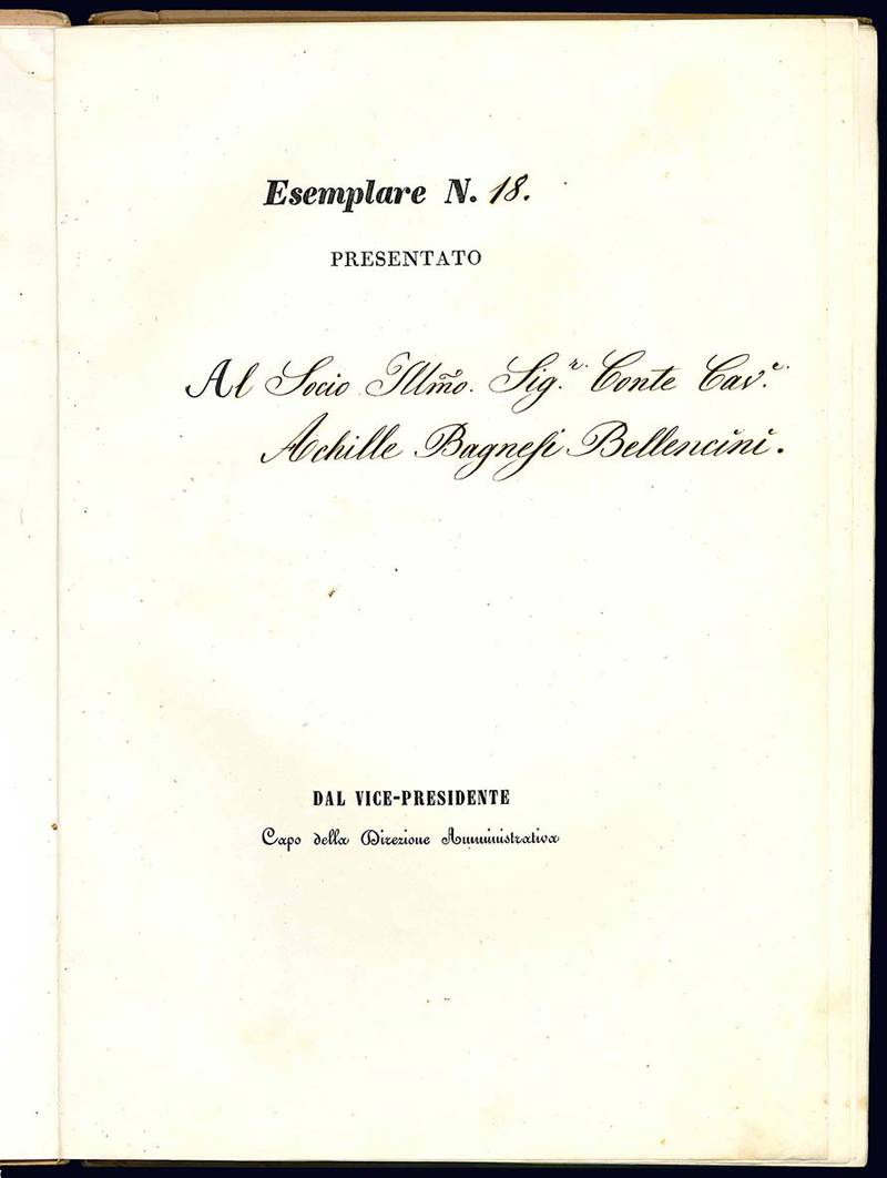 Albo della società d'incoraggiamento per gli artisti estensi nel suo secondo triennio 1848.49.50.