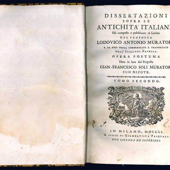 Dissertazioni sopra le antichità italiane.