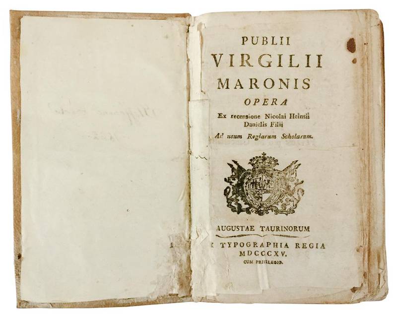 Publii Virgilii Maronis Opera ex recensione Nicolai Heinsii Danielis filii ad usum Regiarum scholarum.