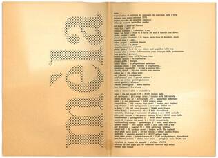 eds. Mèla. a/per/iodico di scrittura ed immagini da marciana isola d’elba numero uno estate/autunno 1976
