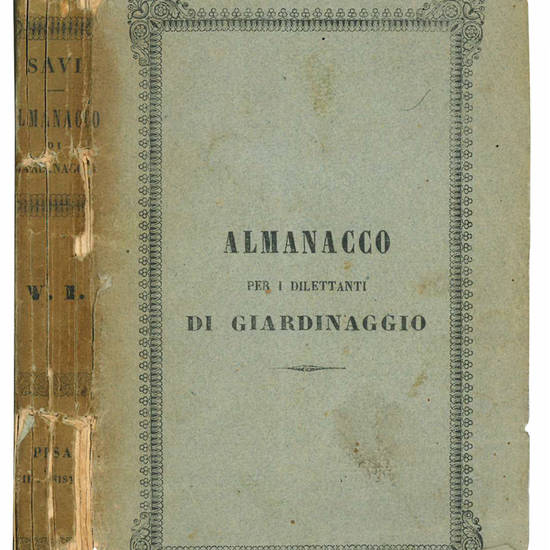 Almanacco per i giovani dilettanti di giardinaggio ... aggiuntovi alcune prose e poesie campestri. Anno 1824. V. I.
