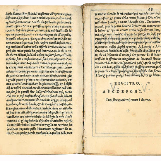 Laberinto d?amore di M. Giovanni Boccaccio. Con una epistola confortatoria a Messer Pino di Rossi del medesimo auttore.