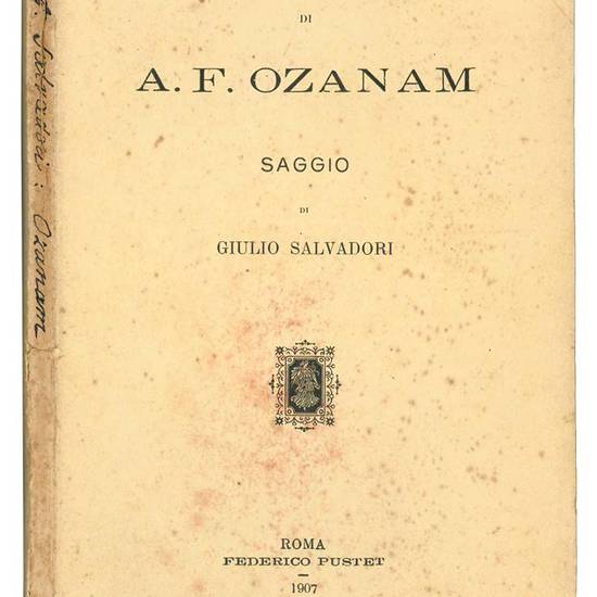La giovinezza di A. F. Ozanam