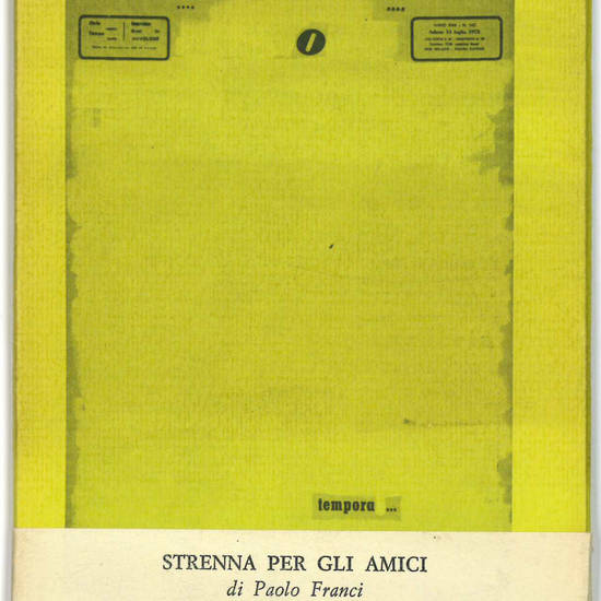 We offer a collection of 288 publications (including 13 doubles) concerning the Italian branch of the so-called "Visual Poetry" movement, born at the beginning of 1960s within the literary experimentations of the "Gruppo 63" and including artists and scho