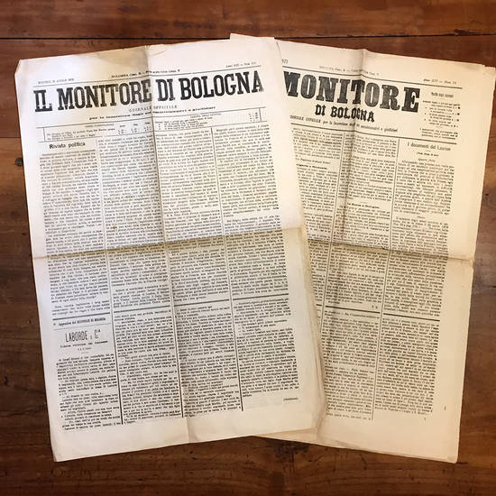 Il Monitore di Bologna. Giornale Ufficiale.