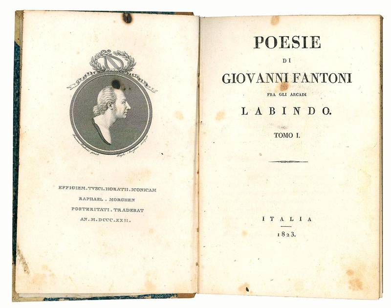 Poesie di Giovanni Fantoni fra gli arcadi Labindo Tomo I (-II,III)