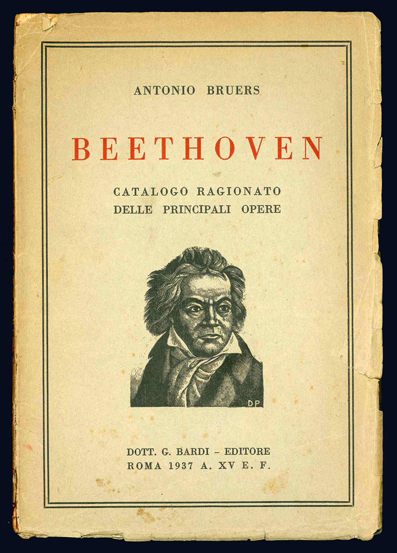 Beethoven. Catalogo ragionato delle principali opere.