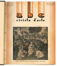 [Copia]Lotto di dodici numeri de "abc Rivista d'arte". Anno I - N. 1-12 (annata completa 1932).