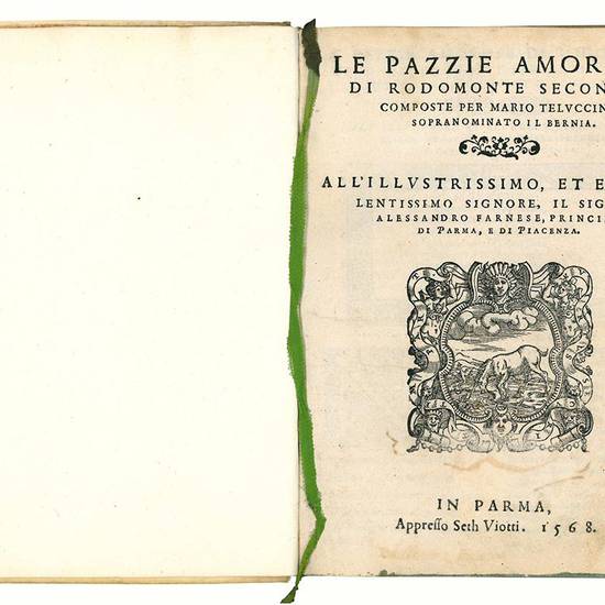 Le pazzie amorose di Rodomonte secondo, composte per Mario Teluccini, sopranominato il Bernia.