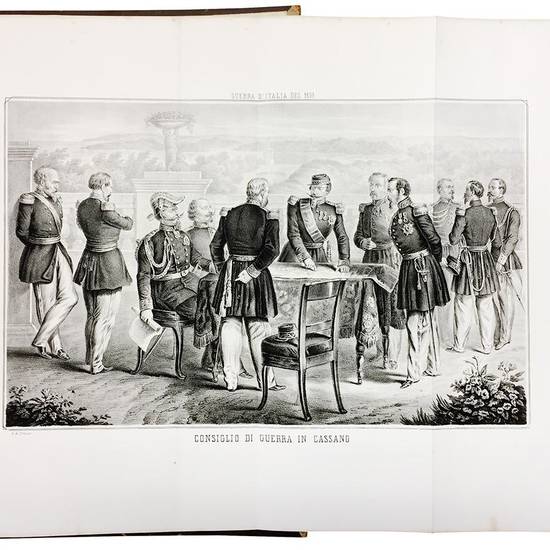 La guerra d'Italia del 1859 esposta coi documenti originali ed illustrata di tavole litografiche e di una carta geografica.