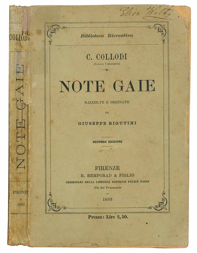 Note gaie raccolte e ordinate da Giuseppe Rigutini. Seconda edizione.