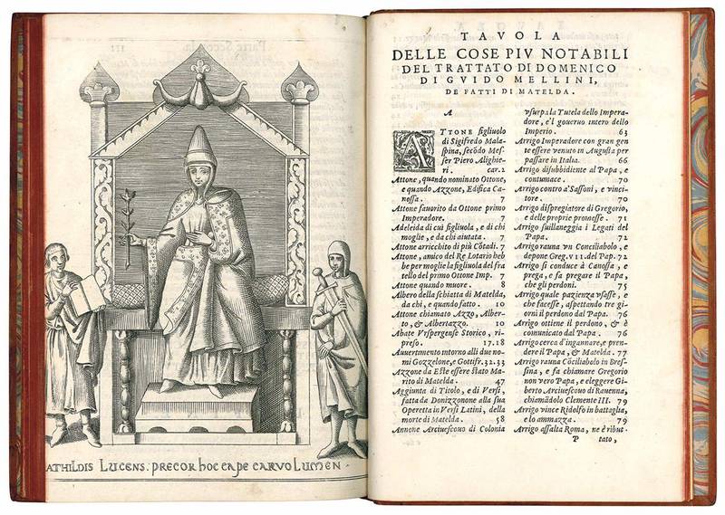 Trattato di Domenico di Guido Mellini, dell'origine, fatti, costumi, e lodi di Matelda, la gran contessa d'Italia diViso in due parti.