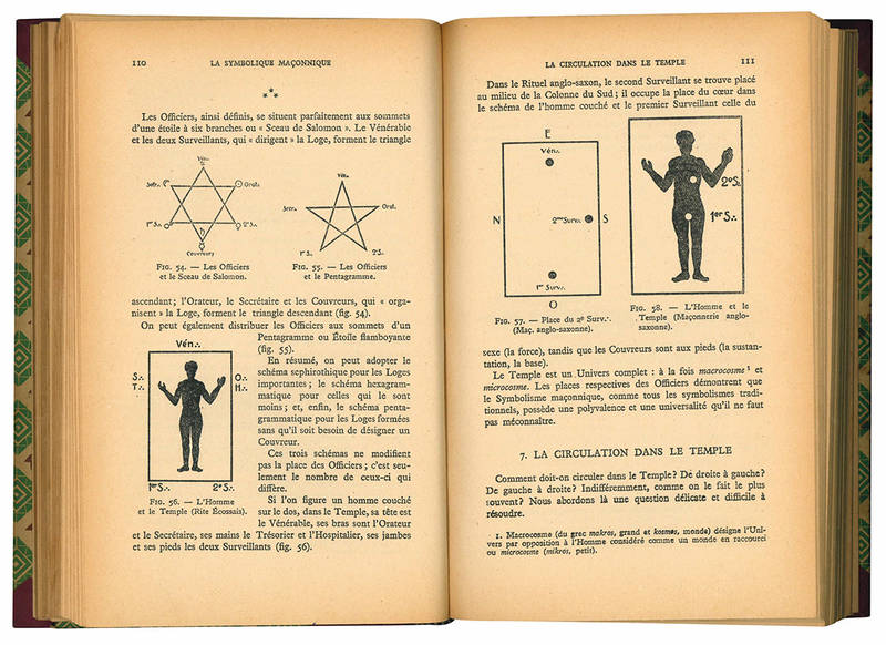 La symbolique maçonnique ou l'art royal remis en lumière et restitué selon les règles de la symbolique ésotériqu et traditionelle. Illustrè de 125 figures et XI planches par Luys Rabuf.