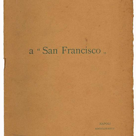 A San Francisco scene napoletane illustrazioni di P. Scoppetta