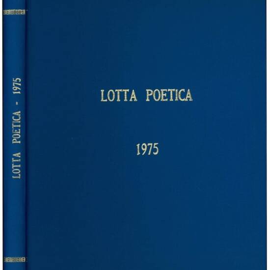 Lotta poetica 44-50 / gennaio-luglio 1975.