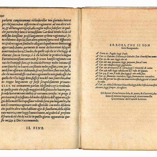 Ragionamento havuto in Lione, da Claudio de Herberé gentil'huomo franzese, et da Alessandro degli Uberti gentil'huomo fiorentino, sopra alcuni luoghi del Cento novelle di Boccaccio, i quali si ritroveranno secondo i numeri delle carte del Decamerone stam