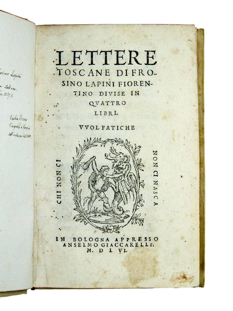 Lettere toscane [...] divise in quattro libri