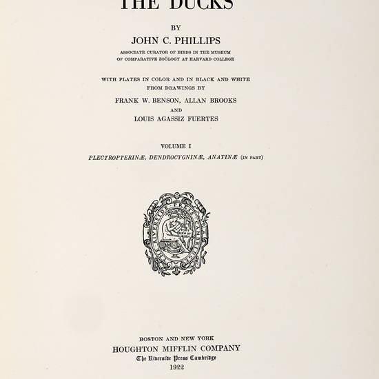 A Natural History of the Ducks. Volume I [-IV]