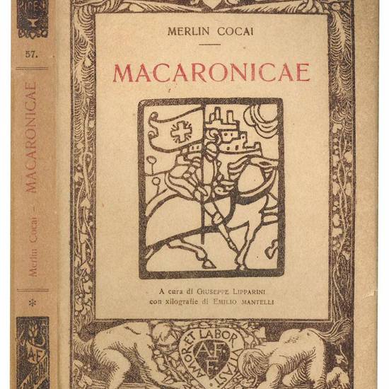 Macaronicae. A cura di Giuseppe Lipparini con xilografia di Emilio Mantelli.