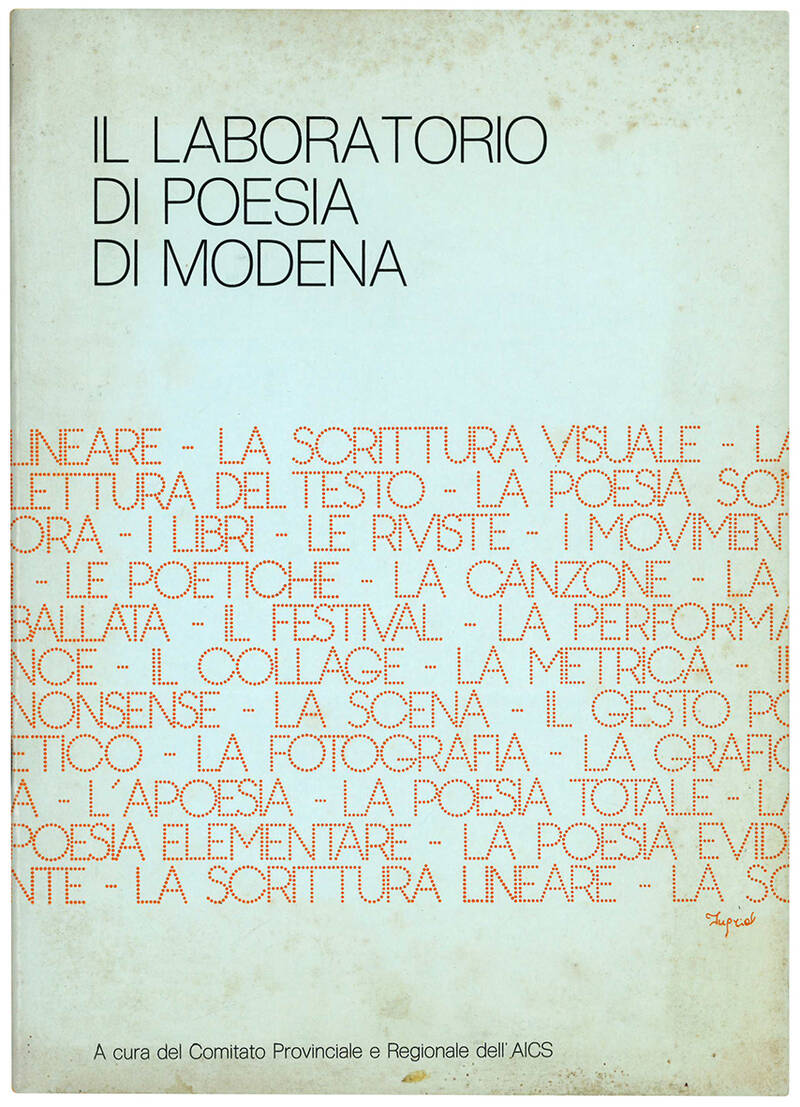 Il laboratorio di poesia di Modena.