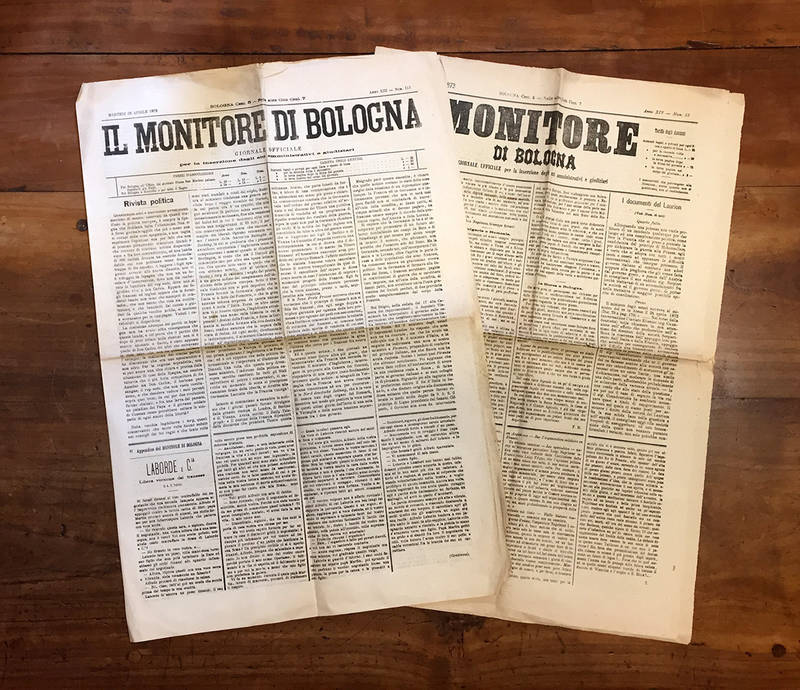 Il Monitore di Bologna. Giornale Ufficiale.
