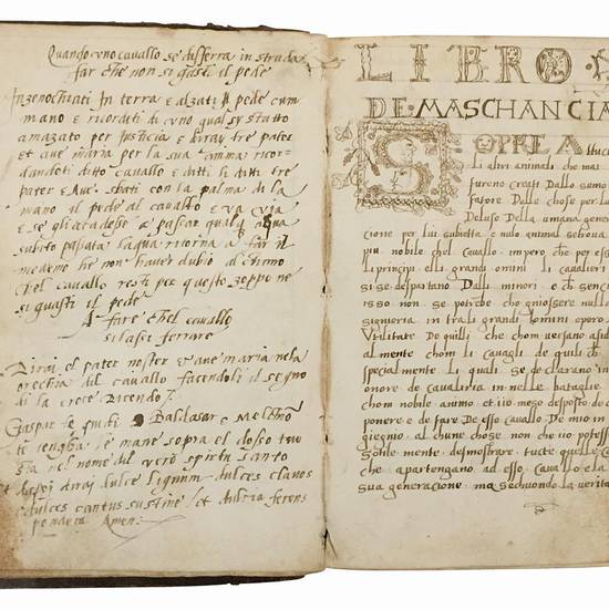 Libro de maschancia. Manoscritto su carta. Italia, primo quarto del XVI secolo