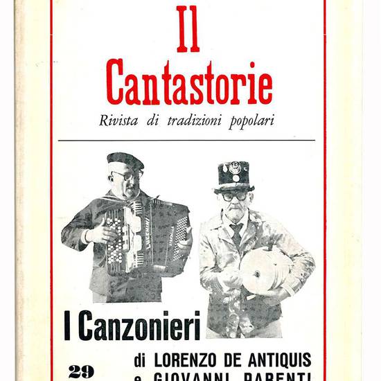 Lotto di 13 numeri del periodico "Il Cantastorie. Rivista di tradizioni popolari".