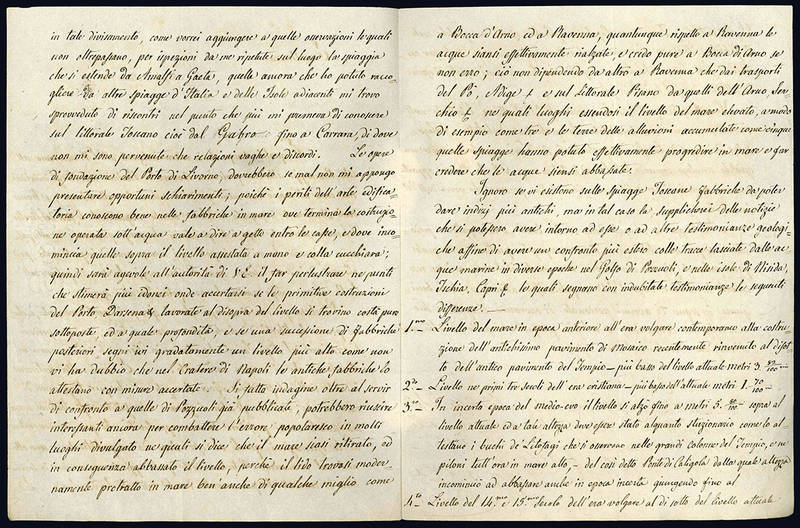 Lettera autografa. Napoli: 11 marzo 1836.