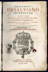 Tractatus de Salviano interdicto.