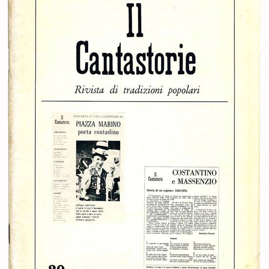 Lotto di 13 numeri del periodico "Il Cantastorie. Rivista di tradizioni popolari".