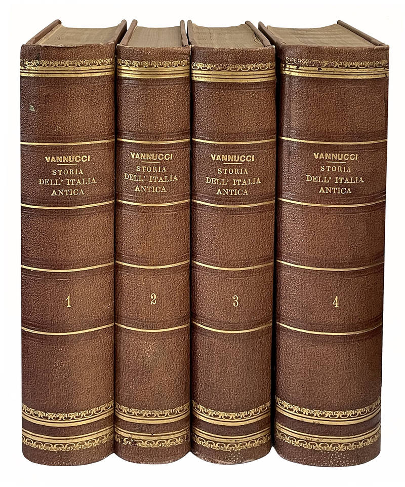 Storia dell'Italia antica. Terza edizione accresciuta, corretta e illustrata coi monumenti. Volume primo (-quarto).