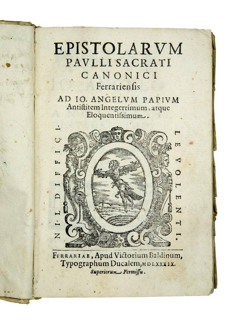 Epistolarum [...] ad Io. Angelum Papium antistitem integerrimum atque eloquentissimum
