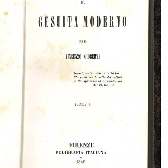 Il gesuita moderno. Volume I (-V).