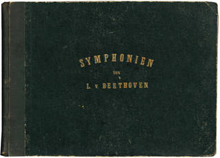 Toutes les Symphonies de L. van Beethoven arrangées pour Piano à quatre mains par Hugo Ulrich. Cahiers I Symphionies n° 1-5 [-II. Symphionies n° 6-9]