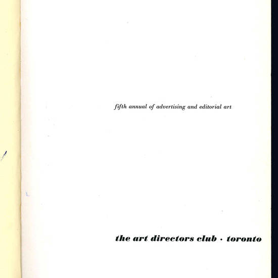 The 5th Annual of Advertising and Editorial art, 1953.