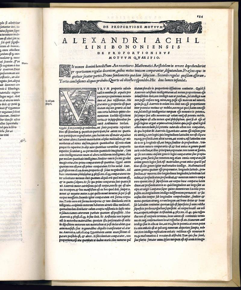 Alexandri Achillini Bononiensis philosophi celeberrimi Opera omnia in unum collecta [...] Cum annotationibus excellentissimi doctoris Pamphili Montij Bononiensis [...] Omnia post primas editiones nunc primum emendatiora in lucem prodeunt