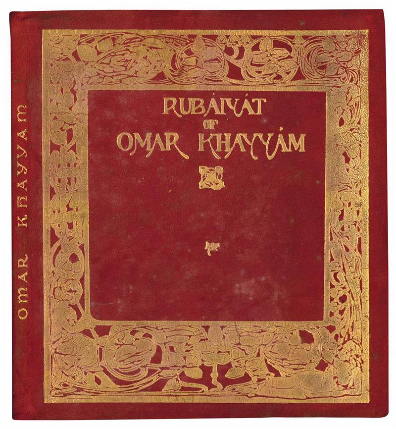 Rubaiyat of Omar Khayyam. Rendered into english by Edward Fitzgerald. Illustrated by Marie Preaud Webb.