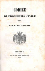Codice di procedura civile per gli Stati Estensi