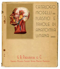 Catalogo modelli plastici e tavole di anatomia umana. Pubblic. semestr. N. 296 - gennaioo 1934 - XII.