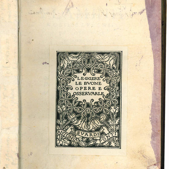 De Hominis Felicitate Libri tres. Ad Pium Quartum Pontificem Maximum. De Vera, et falsa Voluptate Libri duo. De Honore Liber unus. Ad Franciscum Medicem Florentinorum, et Senensium Principem