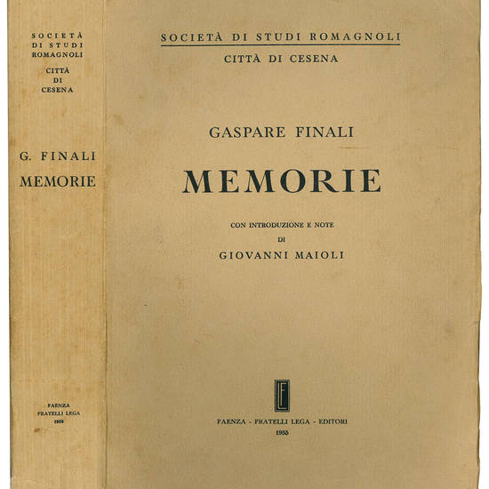 Memorie. Con introduzione e note di Giovanni Maioli.