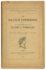Le solanum commersoni et les transformations des plantes a tubercules.