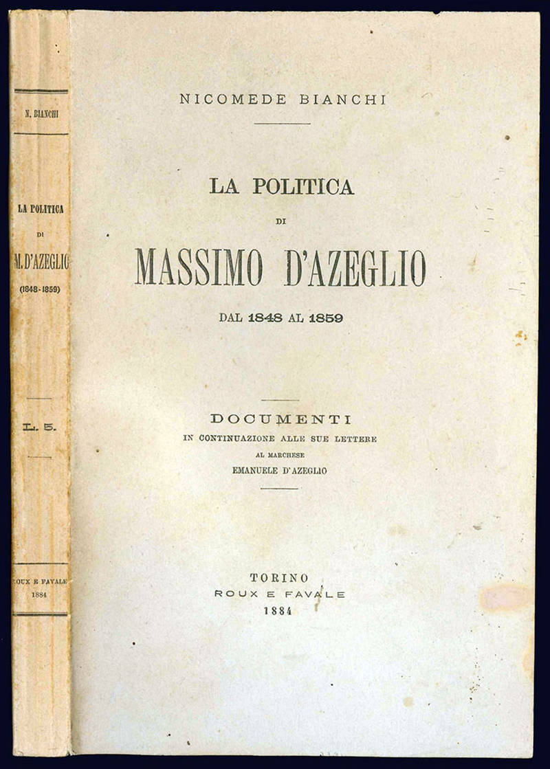 La politica di Massimo d'Azeglio dal 1848 al 1859