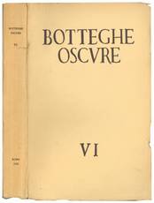 Botteghe oscure. Quaderno VI.