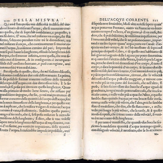 Della misura dell?acque correnti di don Benedetto Castelli Abbate di S. Benedetto Aloysio, e Matematico di Papa Urbano VIII [...] In questa terza edizione accresciuta del Secondo libro, e di molte curiose Scritture non più stampate [...]