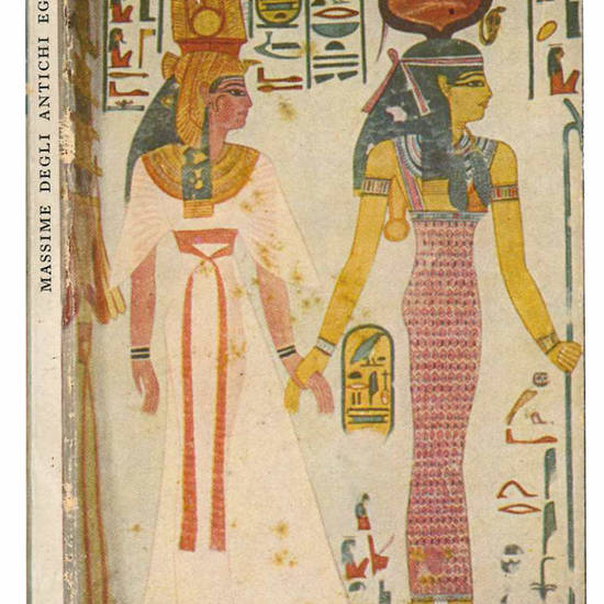 Massime degli antichi egiziani scelte e tradotte da Boris de Rachewiltz.