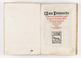 Vitae Plutarchi Cheronei novissime post Iodocum Badium Ascensium longe diligentius repositae: maioreque diligentia castigatae: cum copiosiorem verioreque indice. Necnon cum Aemilij Probi vitis. Una cum figuris: suis locis apte dispotitis