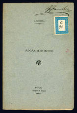 Alcune odi di Anacreonte tradotte da Albano Sorbelli.