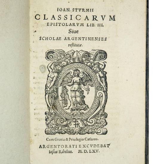 Classicarum epistolarum lib. III. Sive Scholae Argentinenses restitutae