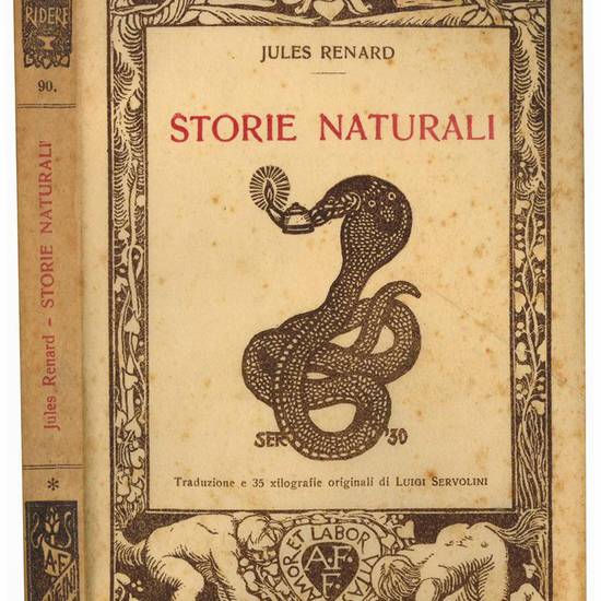 Storie naturali. Traduzione e 35 xilografie originali di Luigi Servolini.